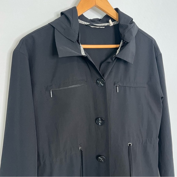 Soft Surroundings Black GO LIVELY Lightweight Snap Off Hem Utility Jacket. Sz XS - Picture 6 of 14